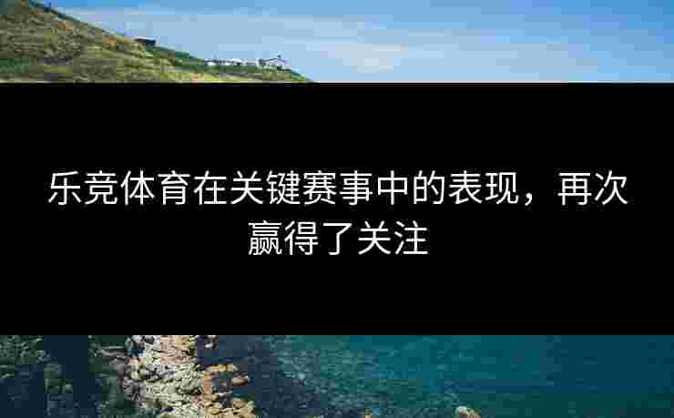乐竞体育在关键赛事中的表现，再次赢得了关注